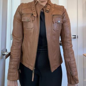 Michael Kors Bundle! Leather jacket and watch!